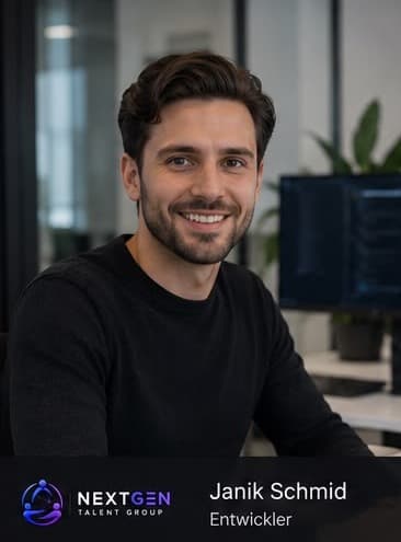 Janik Schmid, Entwickler bei NextGen Talent Group